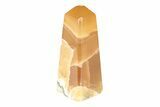 Bargain, Polished Banded Honey Calcite Obelisk - Pakistan #266922-1